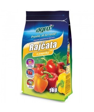 Agro Organo–minerální hnojivo rajčata a papriky 1 kg